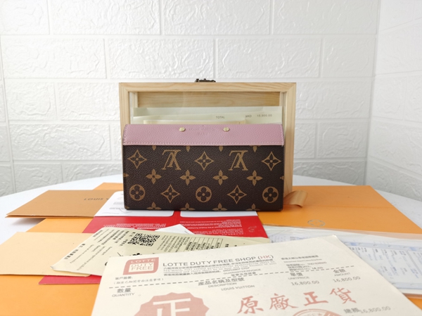 LVコピーウォレット側面デザイン